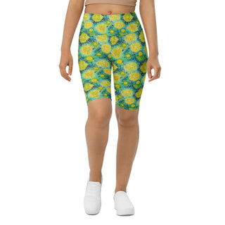 Yellow Sea Urchins Workout Shorts