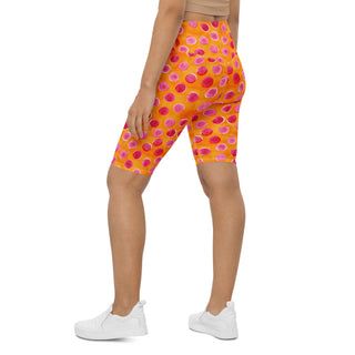 Pink and Orange Dots Workout Shorts