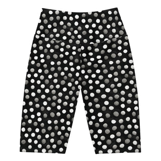 Stretchy, breathable running shorts built for speed and control - styled with bold black-gray dots flair
