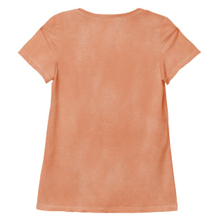 desert orange stretch t-shirt - lightweight, flexible design for energized movement and active comfort
