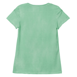 jade green stretch t-shirt - lightweight, flexible design for energized movement and active comfort