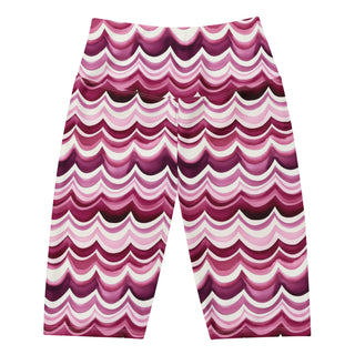 Stretchy, breathable running shorts built for speed and control - styled with bold maroon waves flair