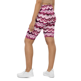 Power through each stride in maroon waves shorts - confident, free, and fully alive in motion