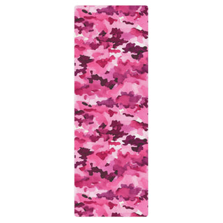 Grippy, cushioned, and lightweight - your pink camouflage mat supports balance, and flowing movement