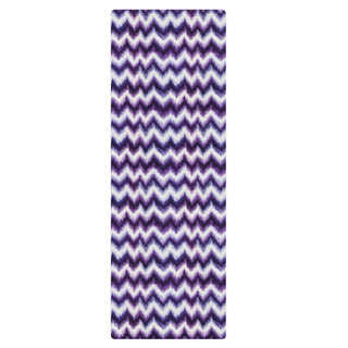Grippy, cushioned, and lightweight - your purple zigzags mat supports balance, and flowing movement