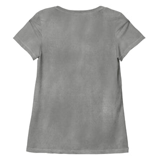 silver gray stretch t-shirt - lightweight, flexible design for energized movement and active comfort